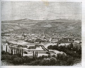 Tlemcen in Algeria in the 19th century - engraving in “La France illustree: geographie, histoire, administration statistique” by V.A. Malt-Brown. 1884 by French School