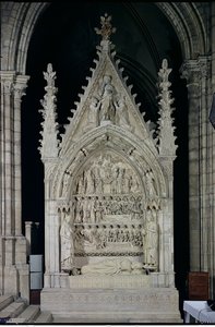 Tomb of Dagobert I, restored by Adolphe Victore Geoffrey-Dechaume by French School