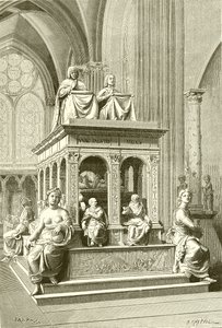 Tomb of Louis XII and Anne de Bretagne at Saint Denis by French School