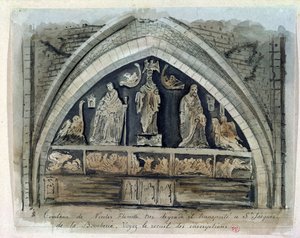 Tomb of Nicolas Flamel at the Cimetiere des Innocents