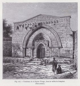 Tomb of the Virgin Mary, in the Valley of Josaphat, Current State (engraving) by French School