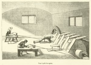 Agate Polishing Lathe (engraving)