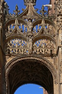 Tracery Above the South Door by French School