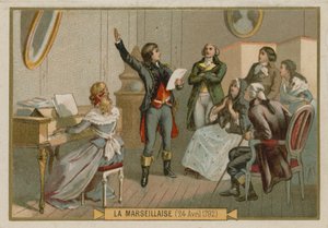 Trade Card with an Image of Rouget de Lisle
