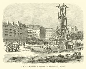 Translation of the column on April 21, 1858 by French School