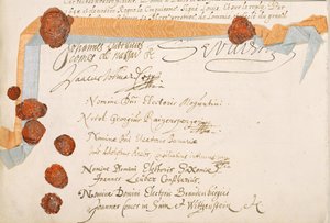 Treaty of Westphalia, signed at Munster 24th October 1648