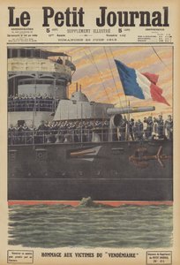 Tribute to the victims of the sinking of the French submarine Vendemiaire