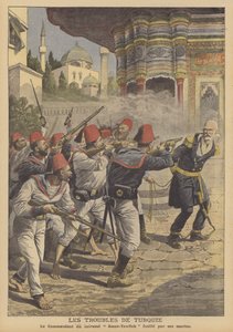 Troubles in Turkey by French School