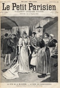 Try the toilet in the workshop on the eve of the Mi Careme Fete: the queen of whiteners. In Le Petit Parisien on 12/03/1893 (engraving) by French School