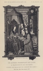 An Author Presenting His Book to Marguerite de Navarre by French School