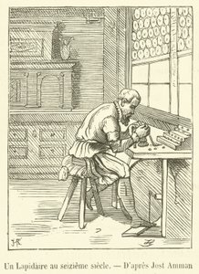 A Lapidary in the Sixteenth Century by French School