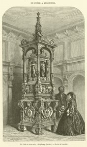 A Terracotta Stove, in Augsburg, Bavaria (engraving) by French School