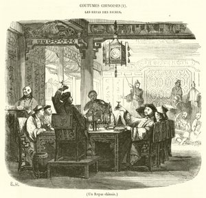 A Chinese Meal (engraving)