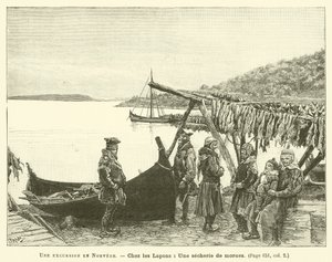 An Excursion in Norway (engraving) by French School