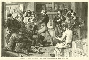 A Visit to the Prisons of Shanghai (engraving) by French School