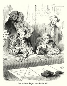 A Gambling House under Louis XVI by French School