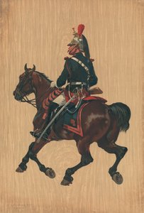 Unidentified Soldier on Horseback