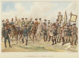Uniforms of the Russian Army by French School