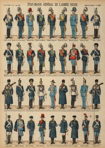 Uniforms of the Russian Army by French School