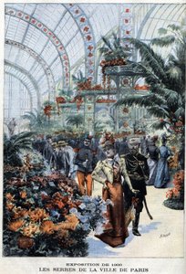 Universal exhibition of Paris in 1900: the greenhouses at the Palais de l