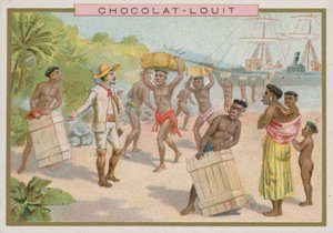 Unloading Cargo from a Ship by French School