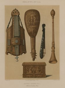 Various objects by French School