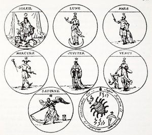 Various Types of Talismans by French School