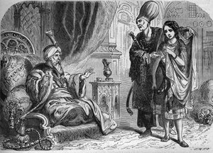 Venetian Baffa, favorite of Mourad III (1574-1595) or Amurat III Ottoman sultan