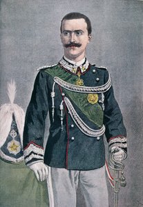 Victor Emmanuel III, illustration from Le Petit Journal, 1900