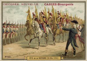Victory parade, 29 May 1796 by French School
