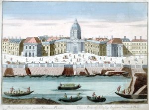 View and Perspective of the Collège des Quatre Nations de Paris, Optical View by French School