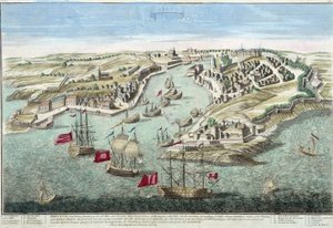 View of Brest in the 18th Century by French School