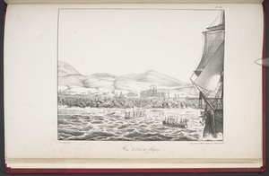 View of Easter Island, from 