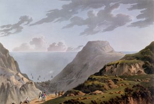 View of Jamestown and the path leading to Longwood