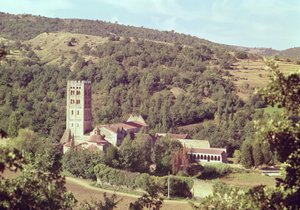 View of the Abbey and the church tower
