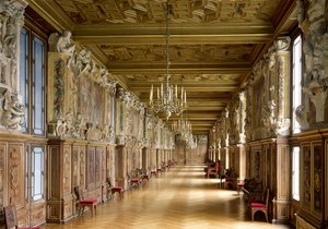 View of the Galerie Francois I, 1528-40