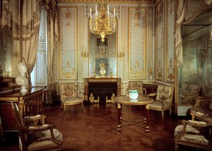 View of the Interior Cabinet of Queen Marie Antoinette (the gilded cabinet) by French School