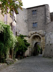 View of the Porte des Ormeaux by French School