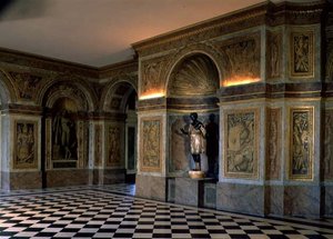 View of the Salle des Hocquetons (Room of the Archers) by French School