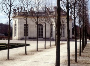 View of the Trianon in Versailles in the Yvelines (78)