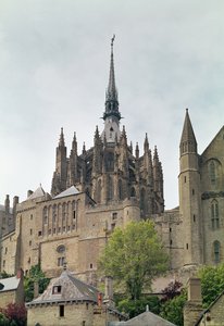 View of the chevet of the Abbey