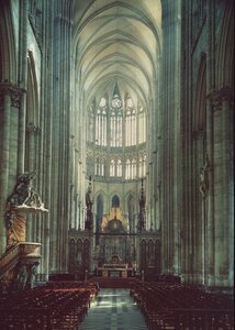 View of the choir by French School
