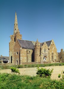 View of the church by French School