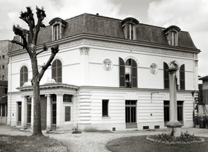 View of the Facade of the Bibliotheque Marmottan from the Garden, Built 1880-1921