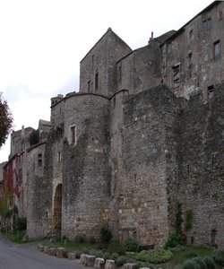 View of the fortified village