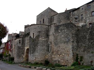 View of the fortified village