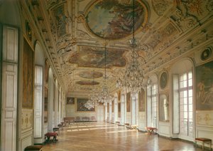 View of the Gallery Known as La Belle Inutile, Designed by Robert de Cotte, c.1700 by French School