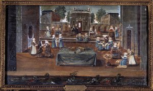 View of the House of Saint Cyr, a House of Education for Poor Noble Girls Created by Francoise d