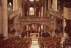 View of the rood-screen, built in 1525-35