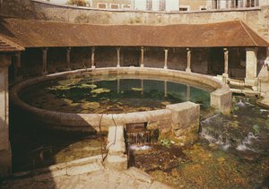 View of the wash-house constructed around the Fosse Dionne